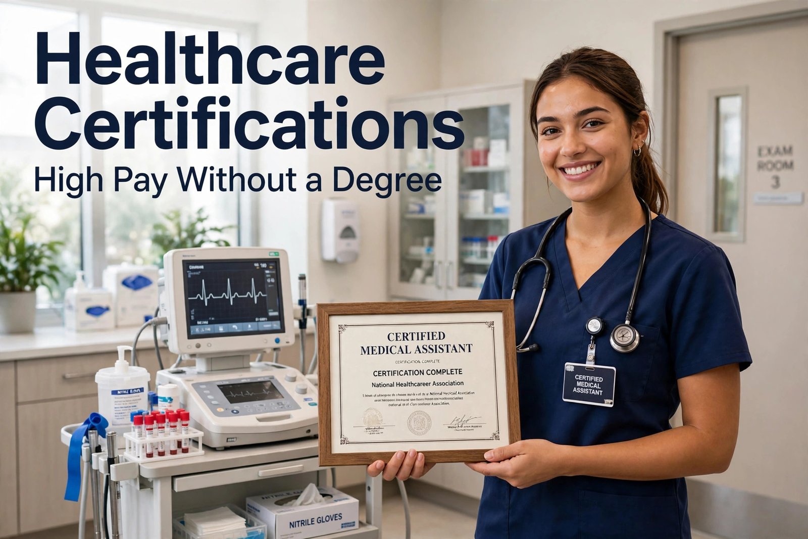 Healthcare Certifications That Pay Well Without a Degree - BioLeson